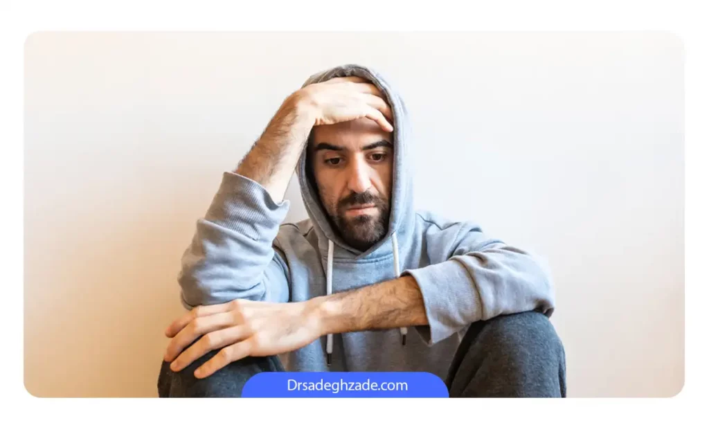 مردی که مشکل واریکوسل دارد