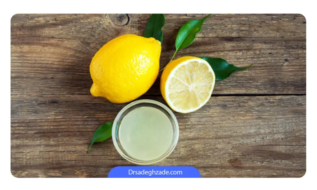 آبمیوه برای سنگ کلیه : آب لیمو طبیعی تازه